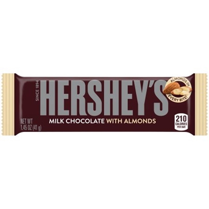 Picture of HERSHEYS MILK CHOC ALMONDS 41G